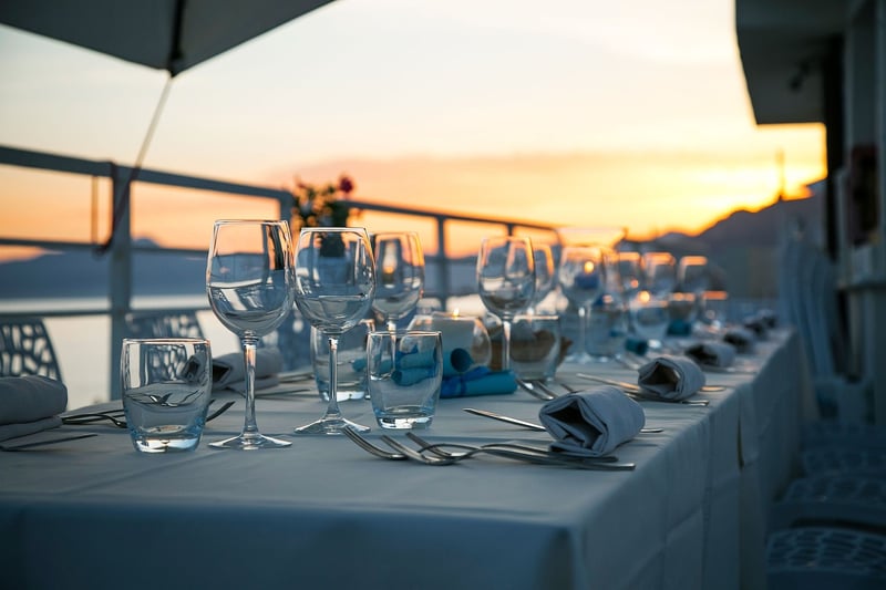 Wooden wedding tables